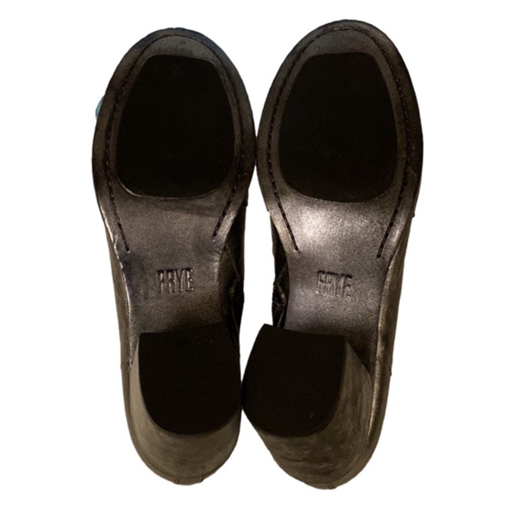 Frye Nora Ankle Boots Black Multi Metallic Silver Size 6.5 NWOB - Picture 15 of 16
